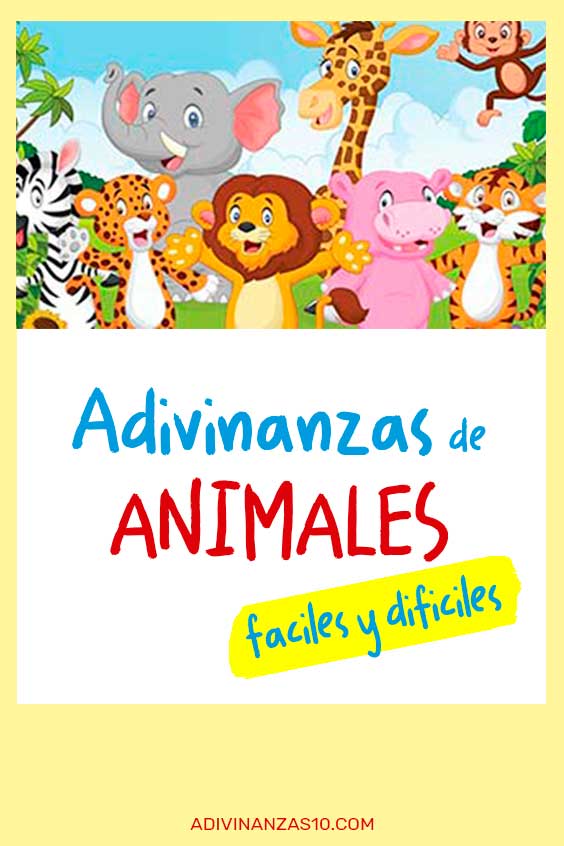 Featured image of post Adivinanzas Con Dibujos De Animales Cuando tiene fr o se mete en el nido