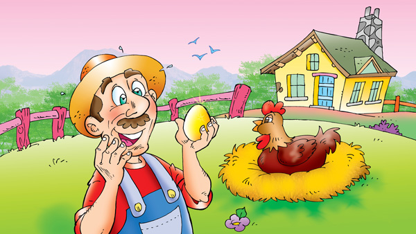 cuento de la gallina de los huevos de oro